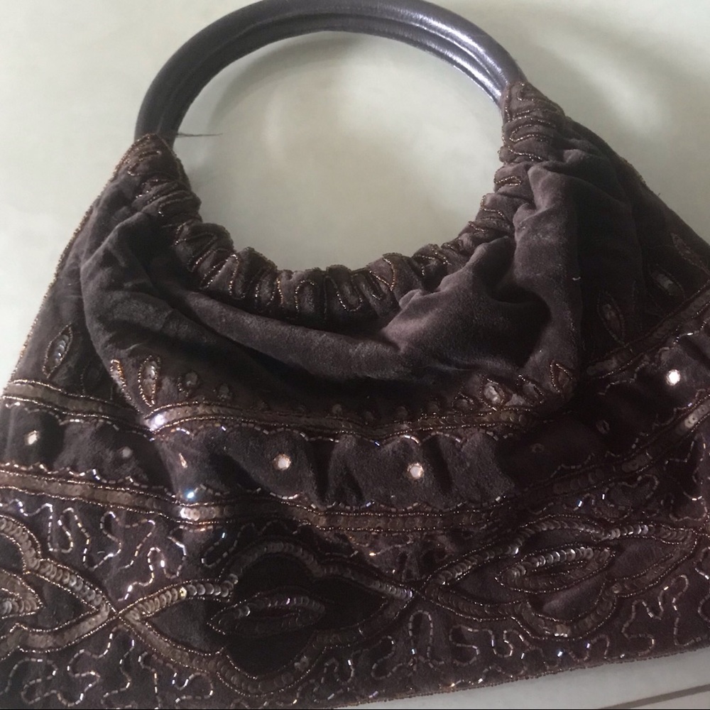 Velvet & Sequins/Bead Ladies Purse